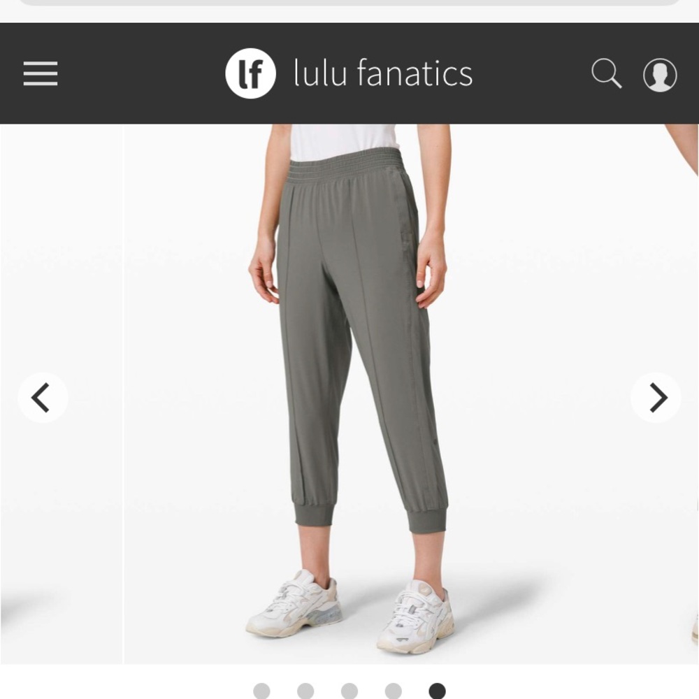 Lululemon wondered cropped jogger